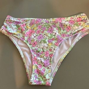 Cupshe Floral Swim Bottoms